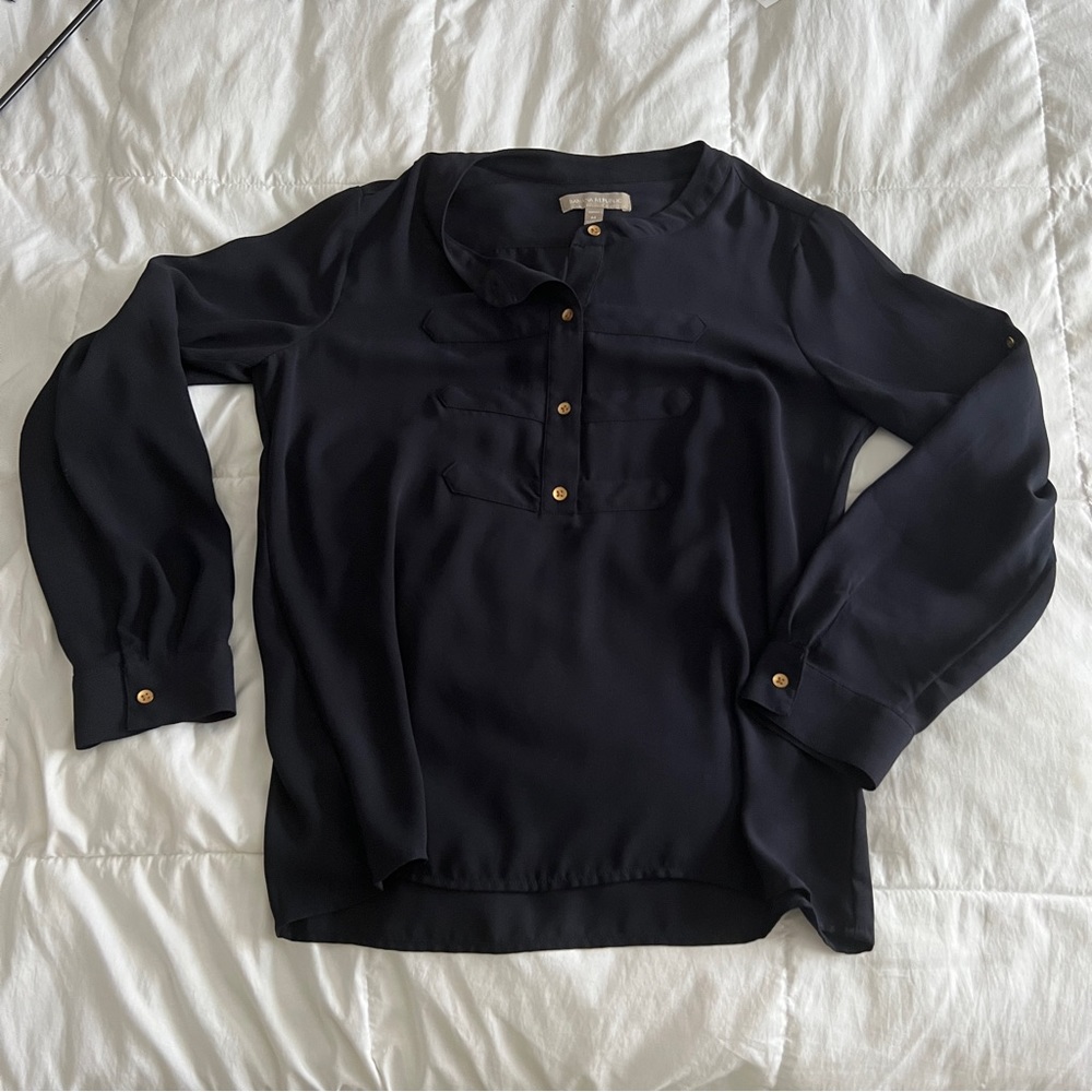Navy blue work top